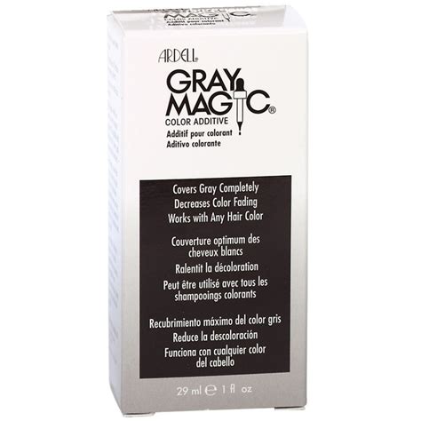 Transform your gray hair into a fashion statement with Ardell Gray Magic Color Booster 1 oz